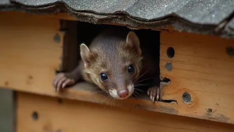 czy kuna przegryzie deskę